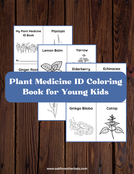 Plant Medicine ID Coloring Book